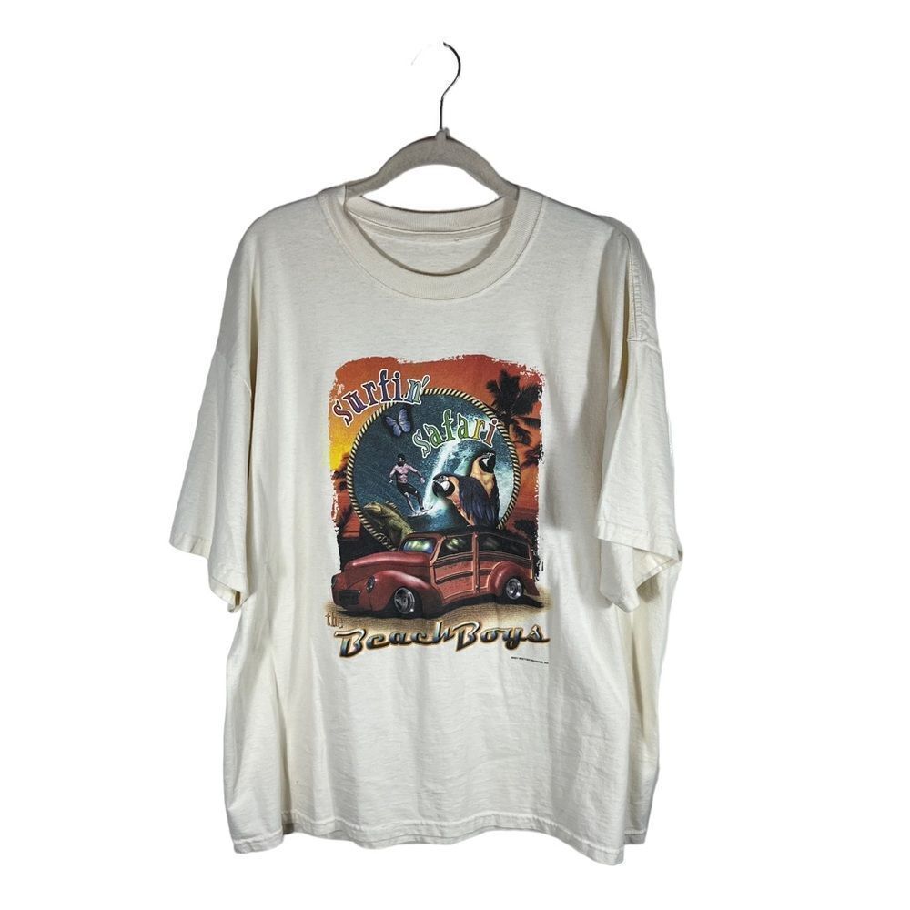 Vintage 2001 Beach Boys Surfin Safari Tour T Shirt